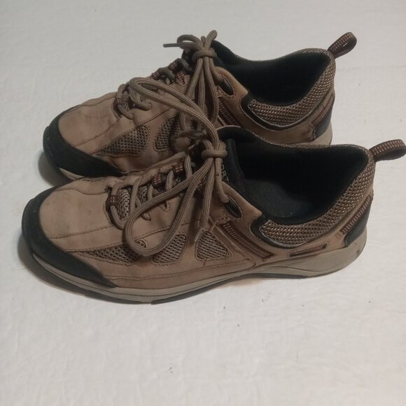 Rockport Men's XCS Leather Lace Up Walking Shoes 10M Brown/Black - Picture 2 of 8